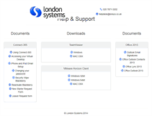 Tablet Screenshot of help.lonsys.co.uk